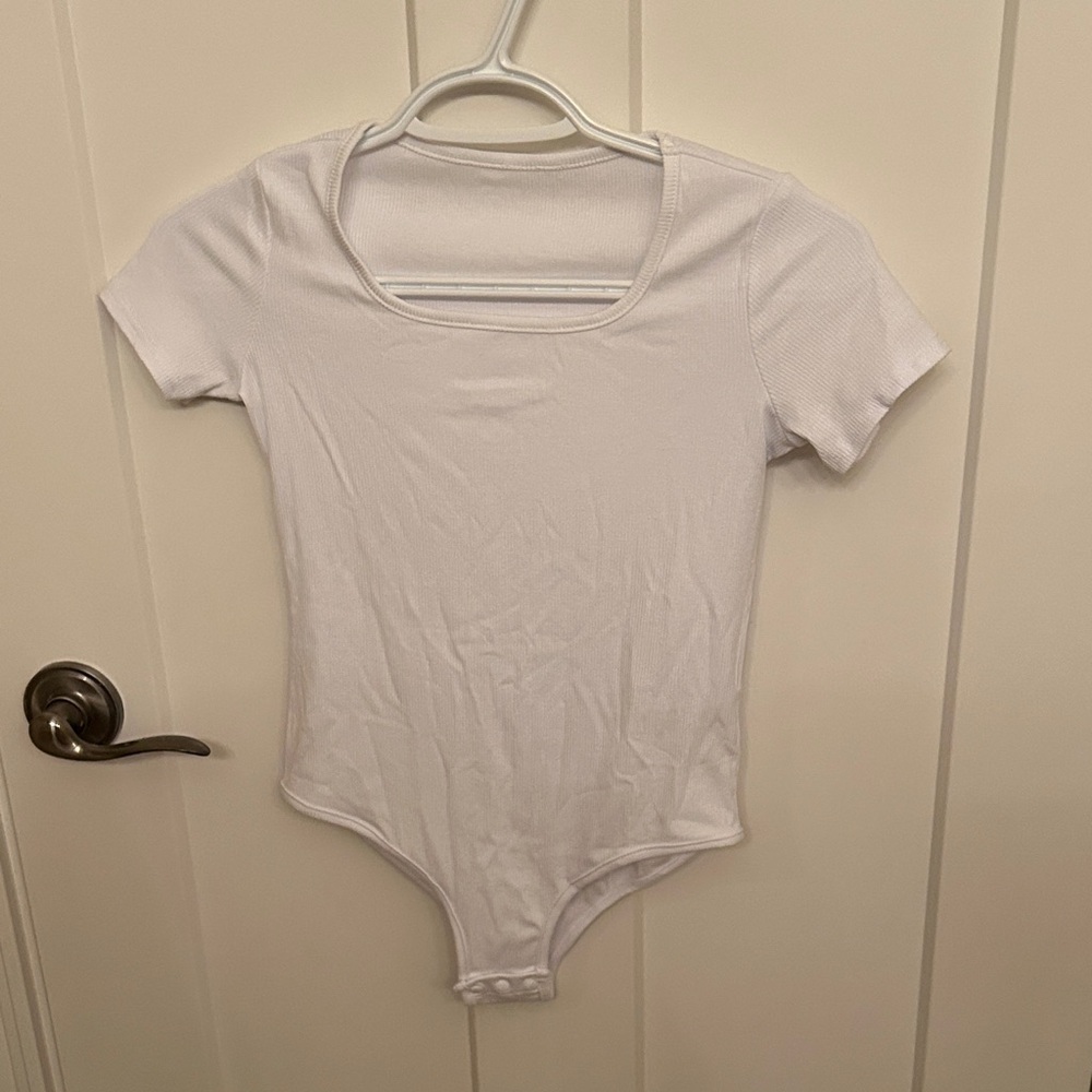 SHEIN Classic White Bodysuit